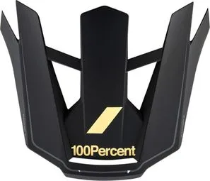 100% Visera de recambio para el casco 100% Aircraft 2 Negro/Amarillo