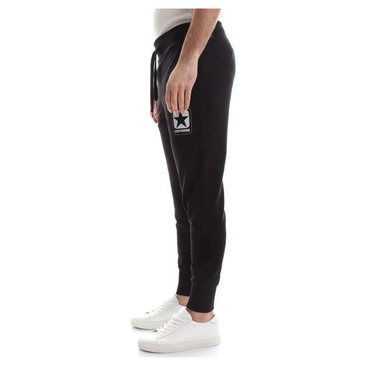 10007310 FLEECE PANTA01 BLACK