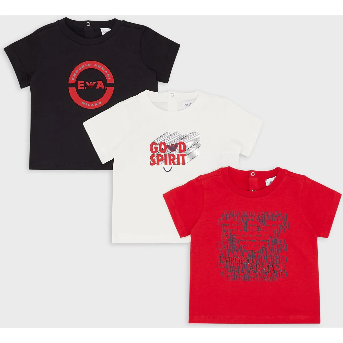 3 PACK TSHIRT CON LOGO ART.  3KHD02