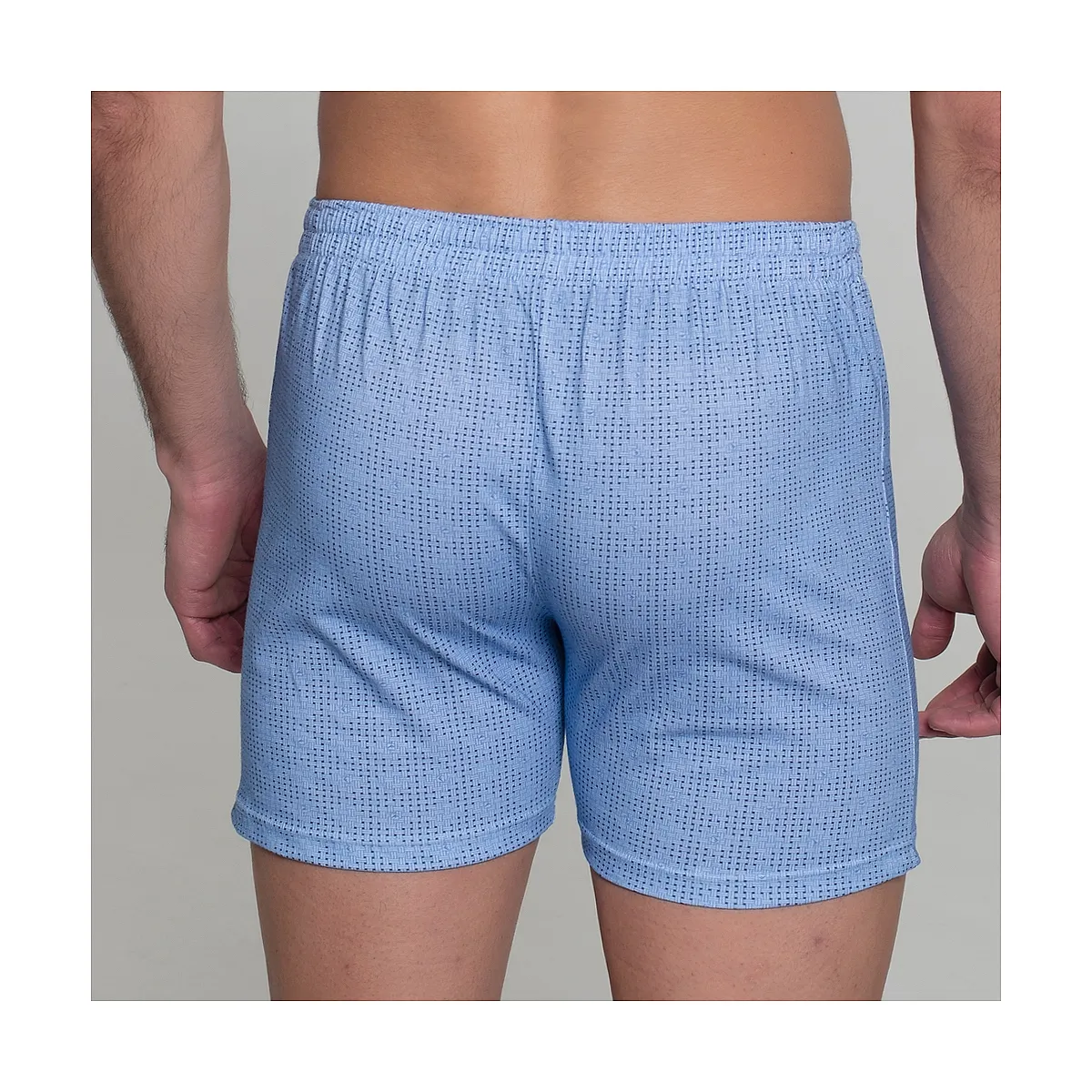 411b PACK 2 BLUE PRINTED BOXERS