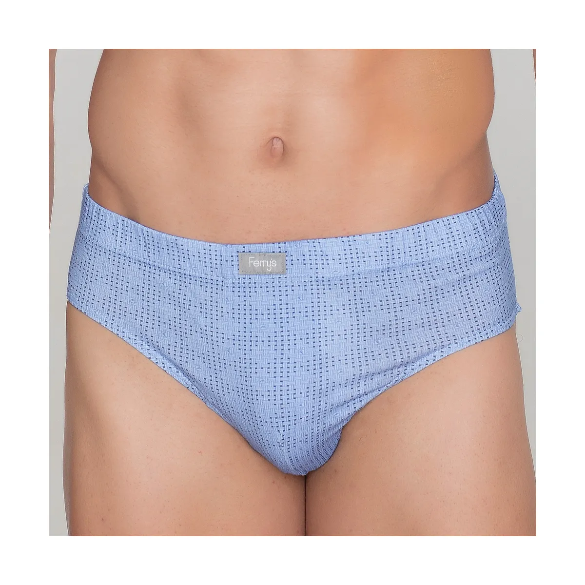 413b PACK OF 3 BLUE PRINTED AND PLAIN CLOSED SLIPS