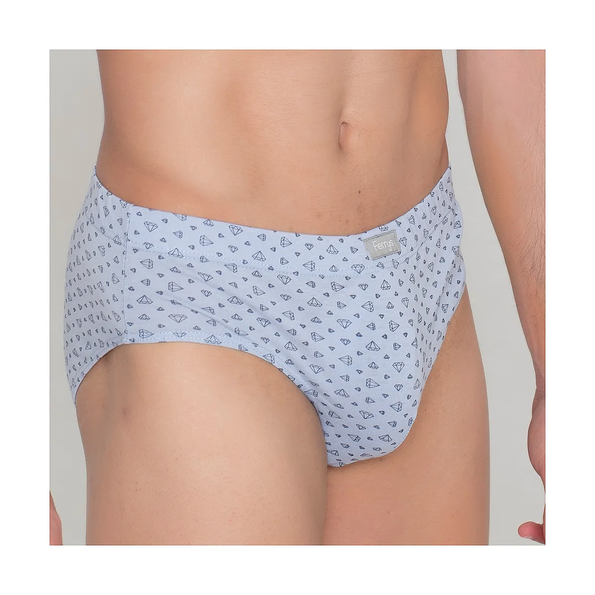 413b PACK OF 3 BLUE PRINTED AND PLAIN CLOSED SLIPS