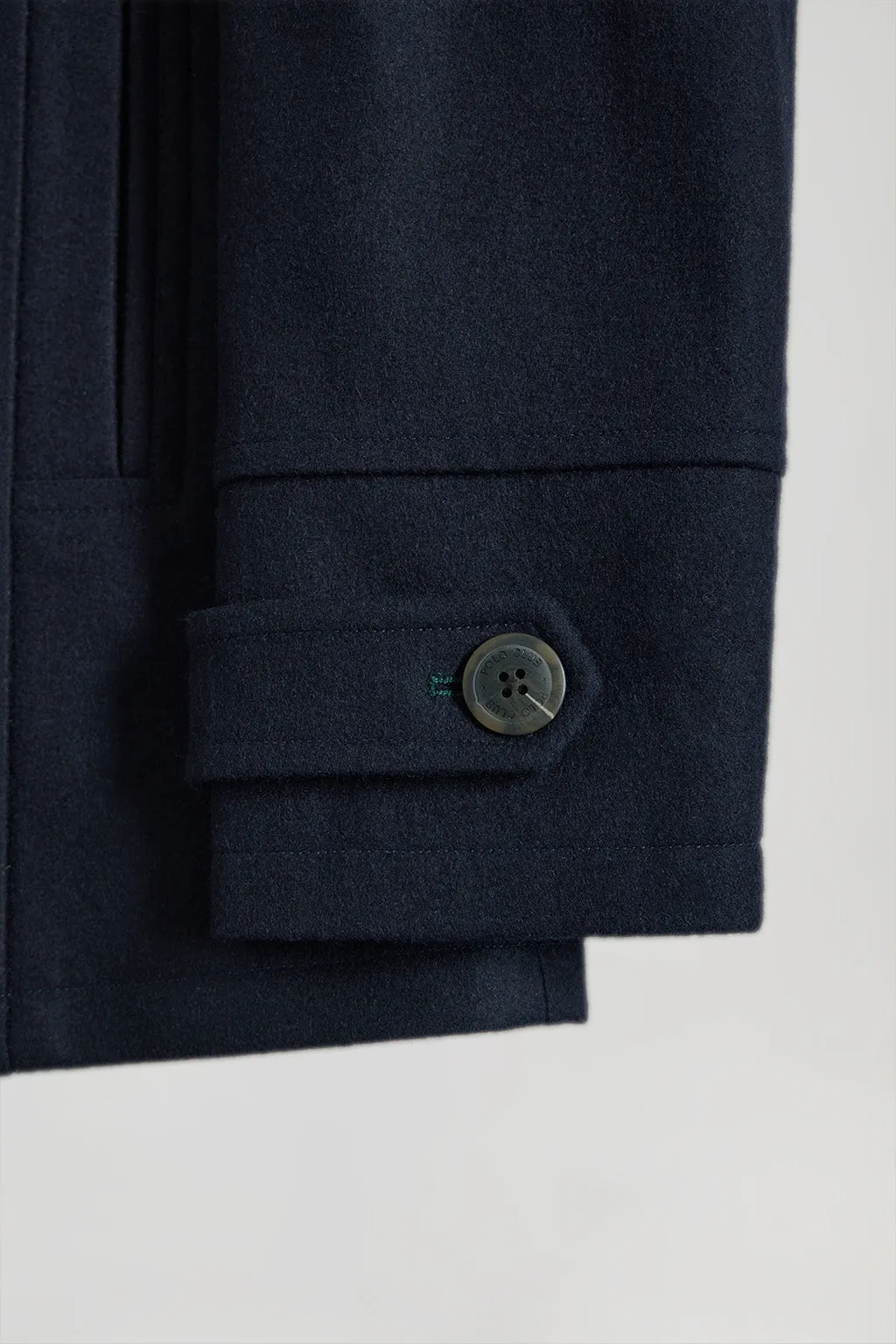 Abrigo lobo de mar Calum azul marino con detalles Polo Club