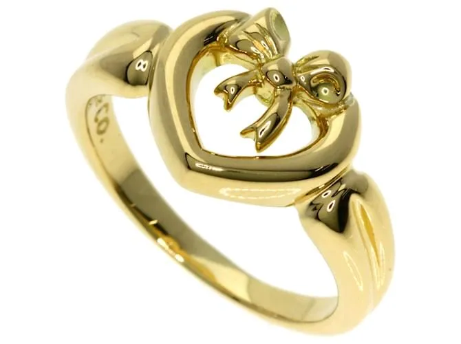 Anillo Corazón de Cinta Tiffany & Co. en Oro Amarillo de 18K 