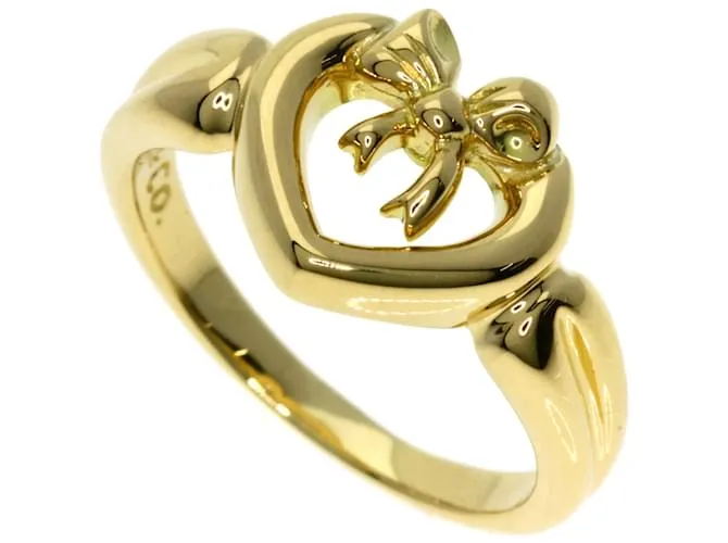 Anillo Corazón de Cinta Tiffany & Co. en Oro Amarillo de 18K 