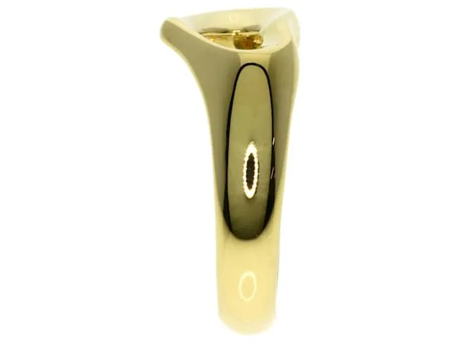 Anillo de banda de oro amarillo de 18K en forma de corazón Tiffany & Co. 