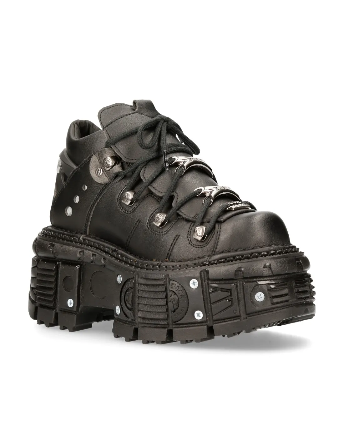 ANKLE BOOT BLACK IMPERFECT WITH LACES MTANK106NV2