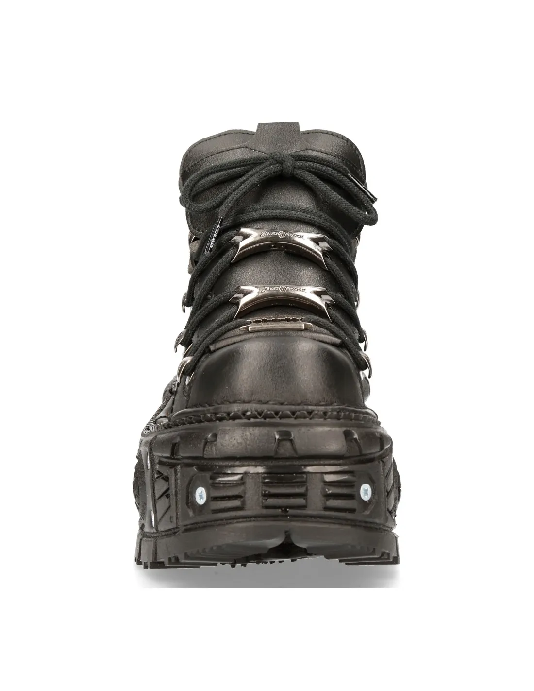 ANKLE BOOT BLACK IMPERFECT WITH LACES MTANK106NV2