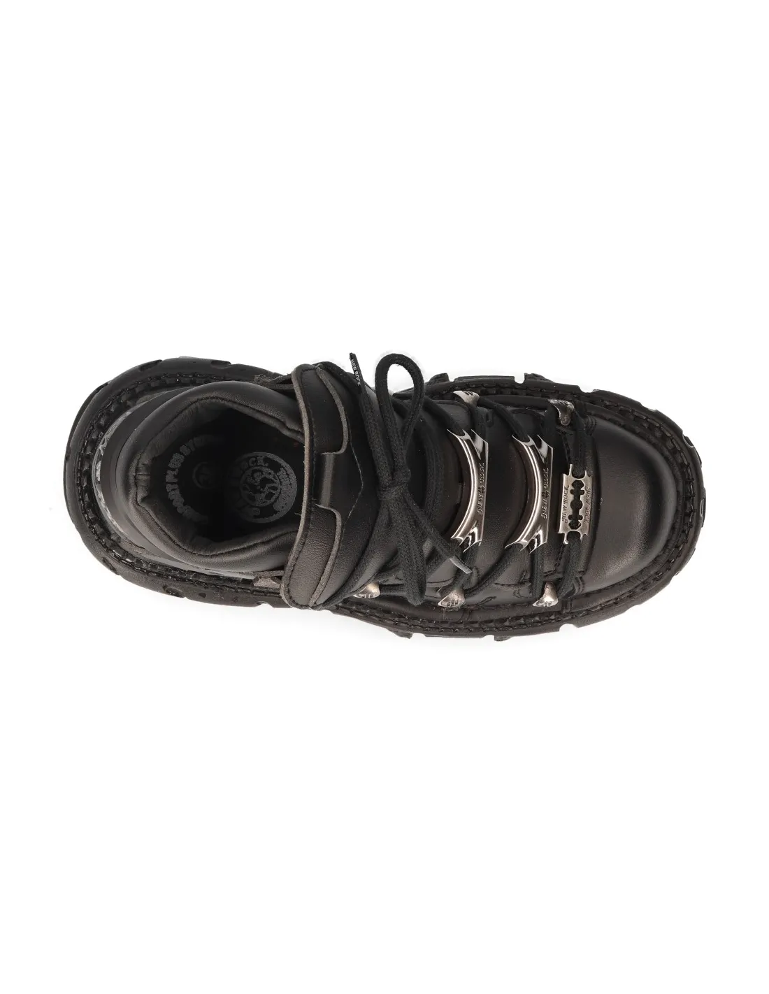 ANKLE BOOT BLACK IMPERFECT WITH LACES MTANK106NV2