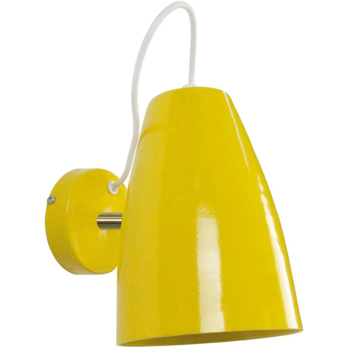 Aplique redondo metal amarillo