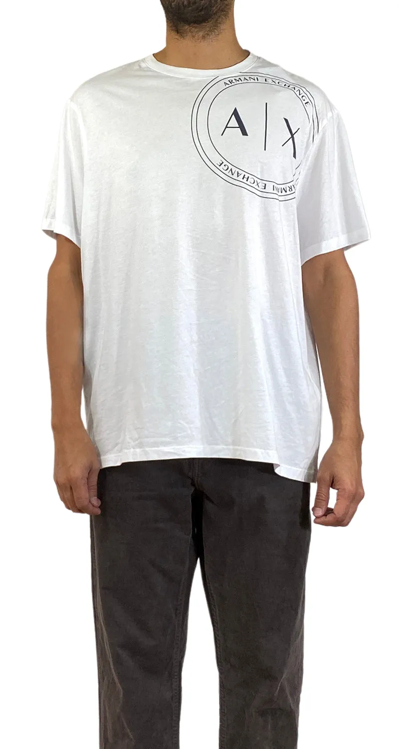 ARMANI EXCHANGE Polera Blanca Logo