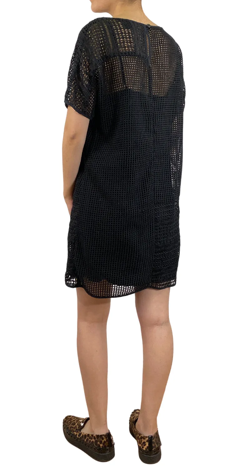 ARMANI EXCHANGE Vestido Negro Tejido