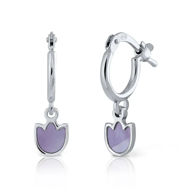 AROS DE PLATA TULIPÁN LA PETRA