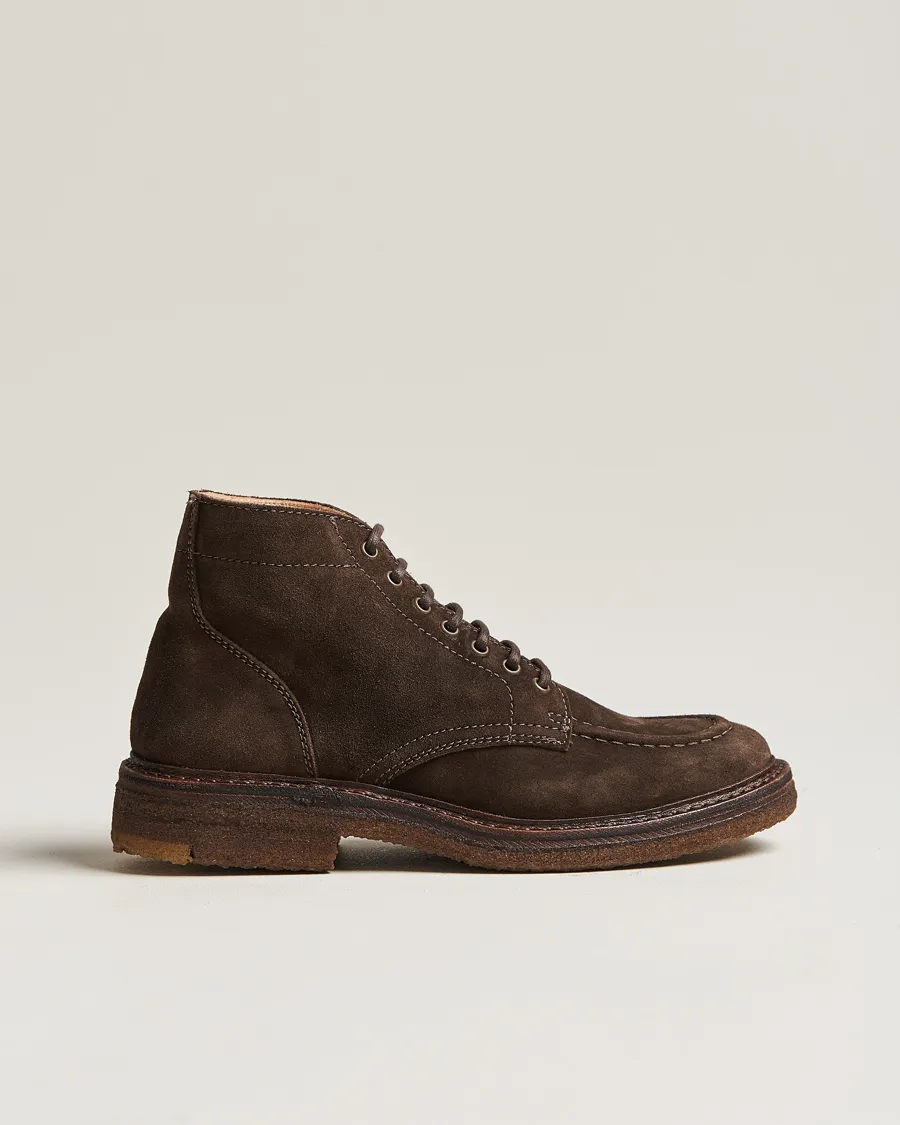 Astorflex Nuvoflex Lace Up Boot Dark Brown Suede