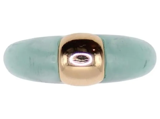 Autre Marque Anillo resina laguna oro amarillo 750%O Gold hardware 