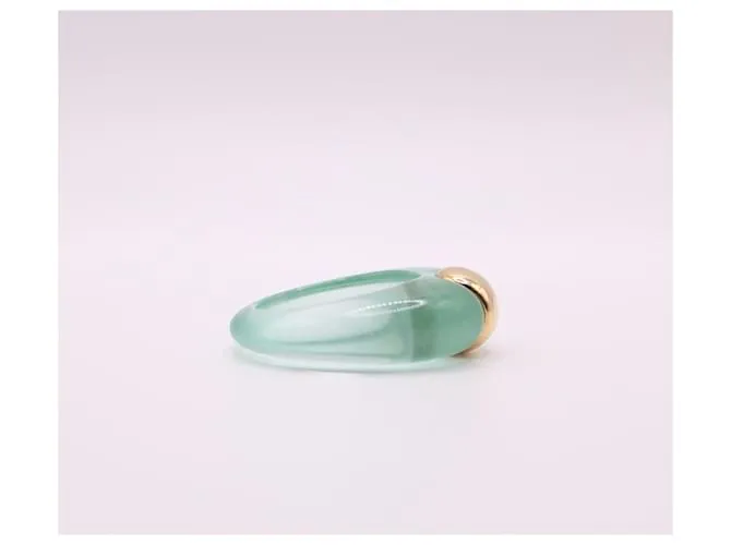 Autre Marque Anillo resina laguna oro amarillo 750%O Gold hardware 