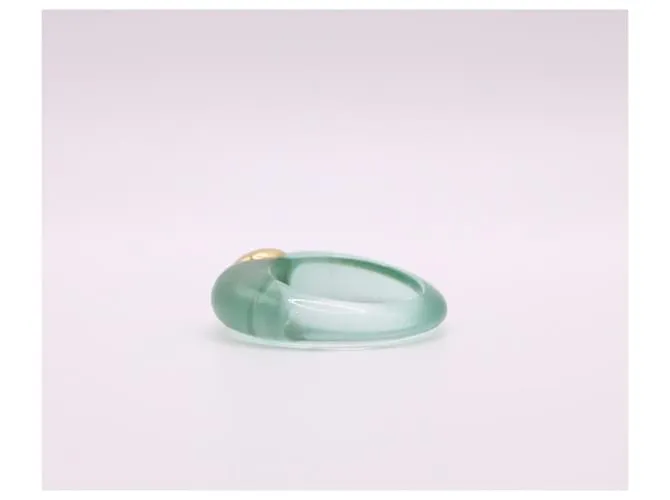 Autre Marque Anillo resina laguna oro amarillo 750%O Gold hardware 