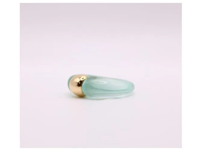 Autre Marque Anillo resina laguna oro amarillo 750%O Gold hardware 
