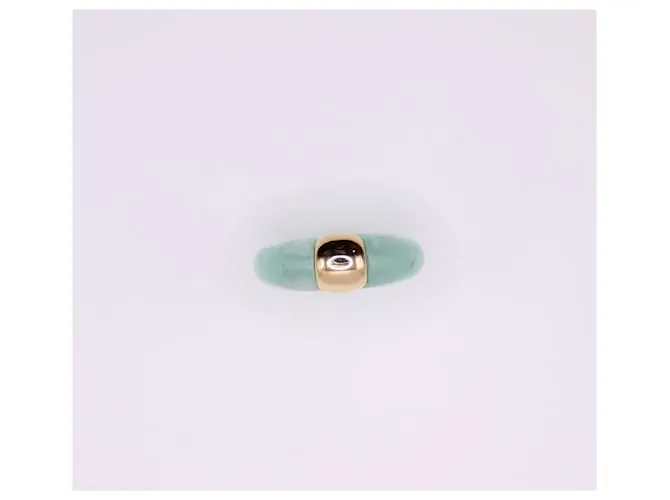 Autre Marque Anillo resina laguna oro amarillo 750%O Gold hardware 