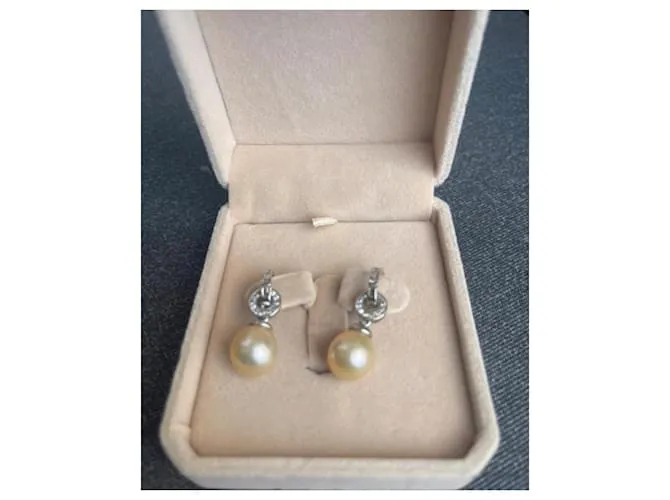Autre Marque Aretes Amarillo 