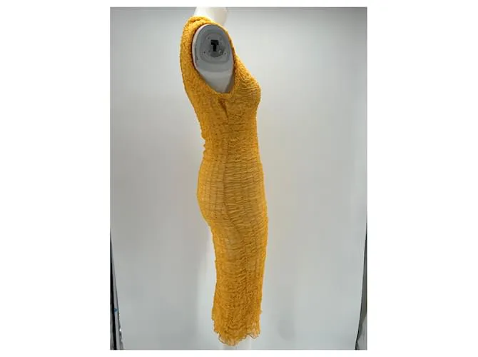 Autre Marque HANNE BLOCH Vestidos T.Poliéster Internacional S Amarillo 