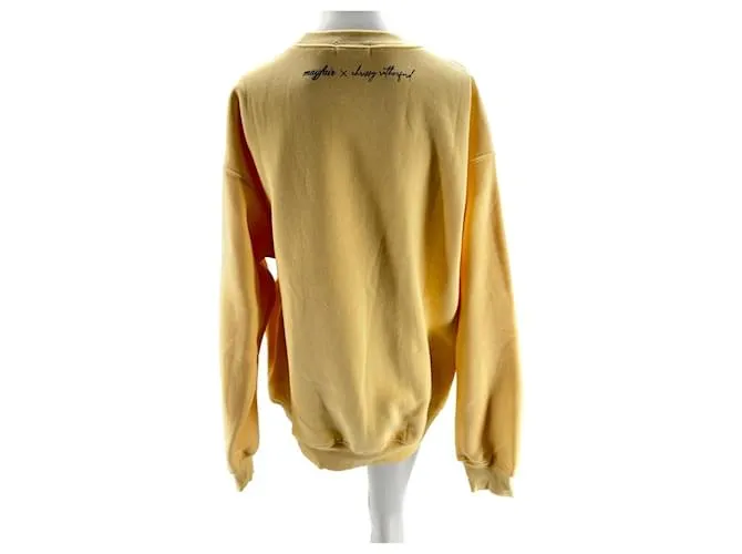 Autre Marque NO FIRMA / UNSIGNED Prendas de punto T.Internacional M Algodón Amarillo 