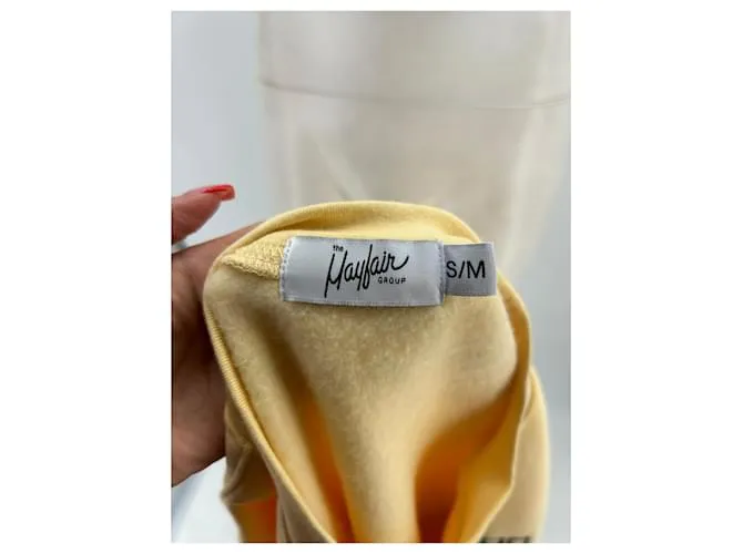 Autre Marque NO FIRMA / UNSIGNED Prendas de punto T.Internacional M Algodón Amarillo 
