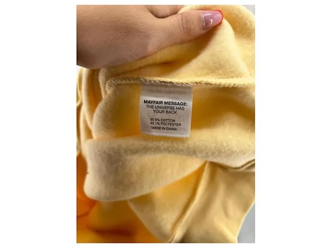 Autre Marque NO FIRMA / UNSIGNED Prendas de punto T.Internacional M Algodón Amarillo 