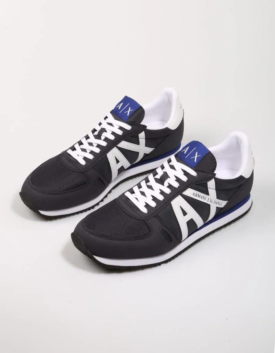  baskets ARMANI EXCHANGE Xux017 en Bleu marine 72529