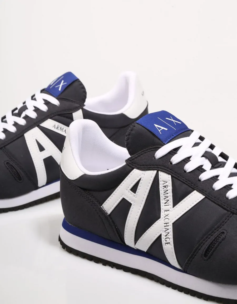  baskets ARMANI EXCHANGE Xux017 en Bleu marine 72529