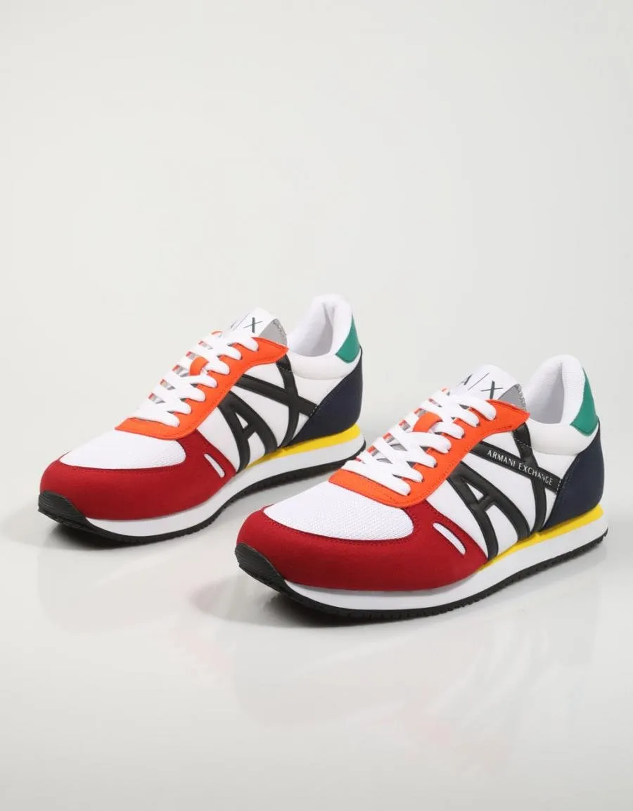  baskets ARMANI EXCHANGE Xux017 Xcc68 en Multicolore 77889