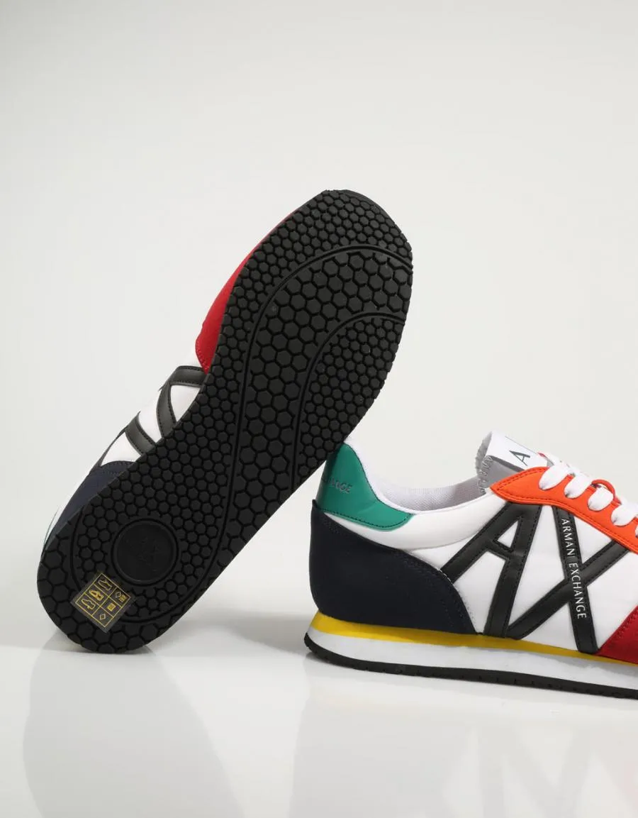  baskets ARMANI EXCHANGE Xux017 Xcc68 en Multicolore 77889