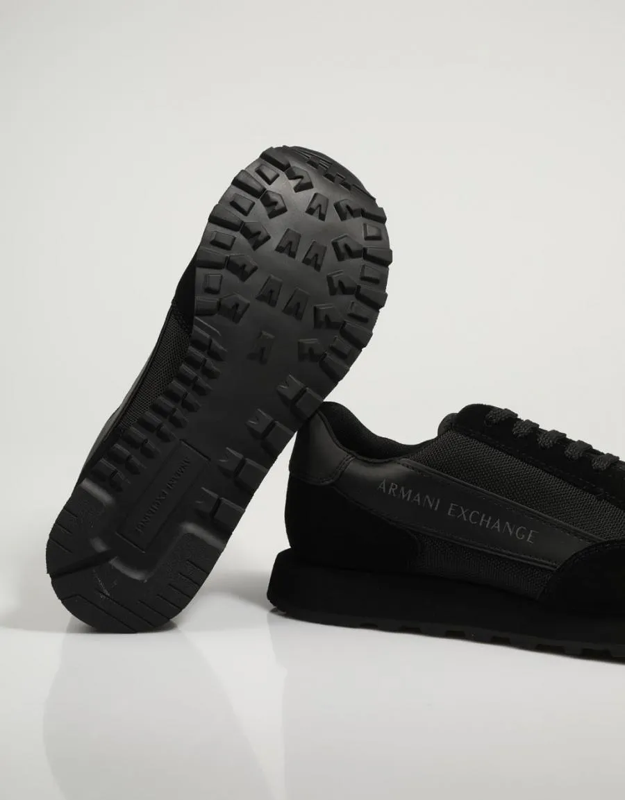  baskets ARMANI EXCHANGE Xux083 Xv263 Osaka en Noir 80366