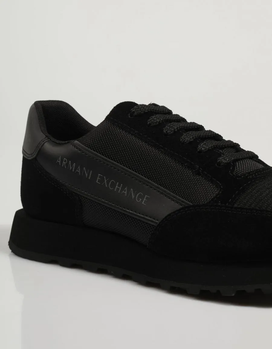  baskets ARMANI EXCHANGE Xux083 Xv263 Osaka en Noir 80366
