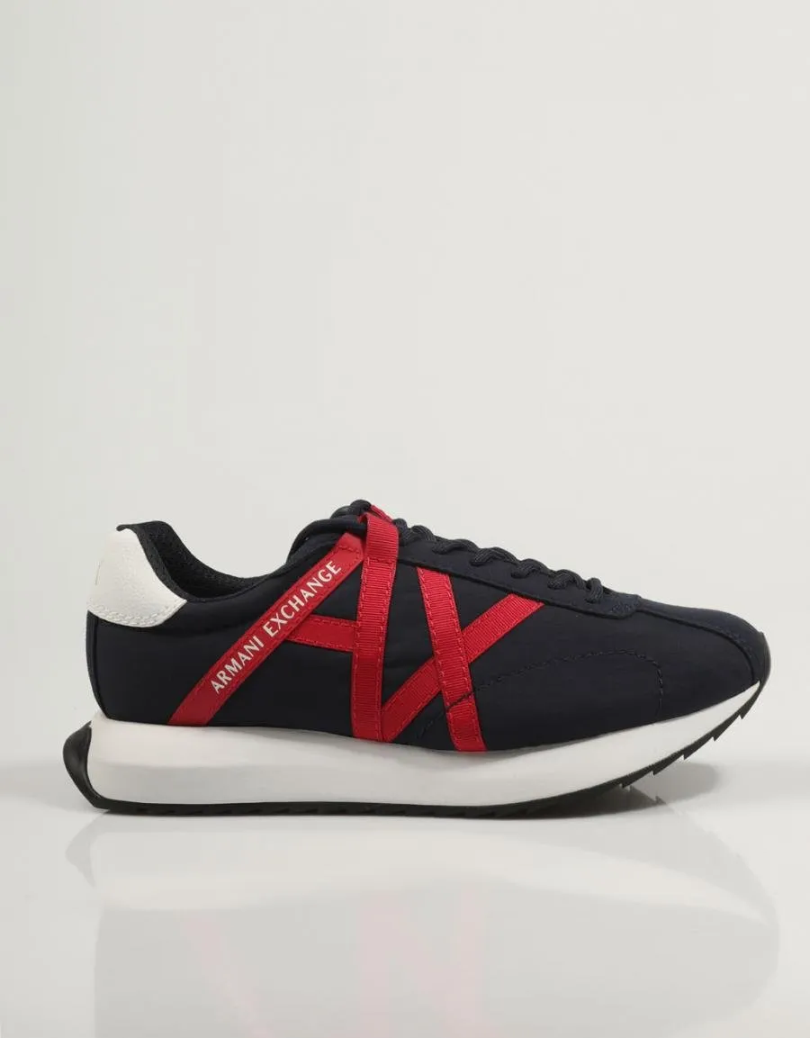  baskets ARMANI EXCHANGE Xux150 Xv608 en Bleu marine 83133