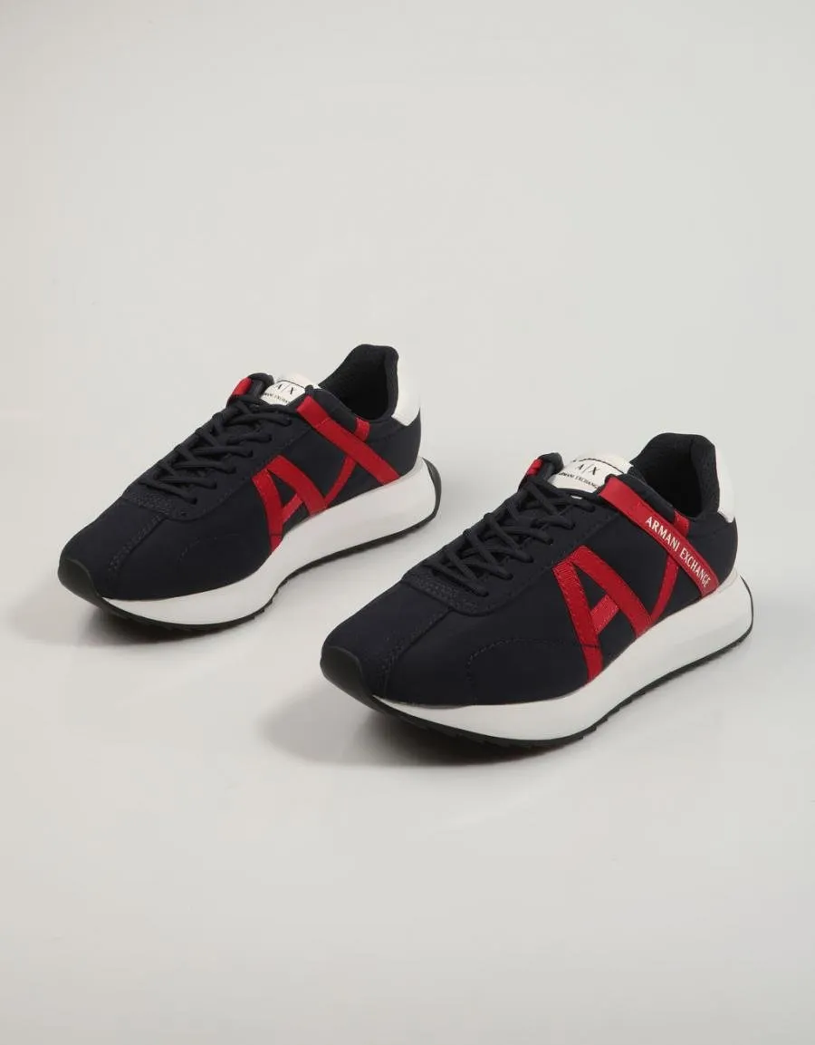  baskets ARMANI EXCHANGE Xux150 Xv608 en Bleu marine 83133