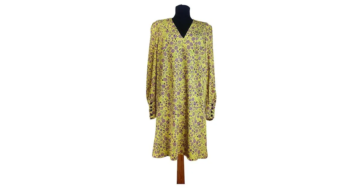 Baum und Pferdgarten Vestidos Multicolor Púrpura Amarillo 