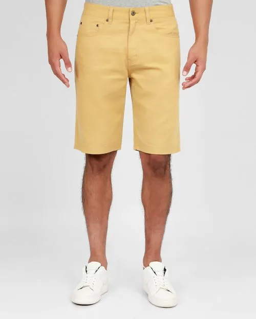 Bermuda Hombre Misael Amarillo Maíz