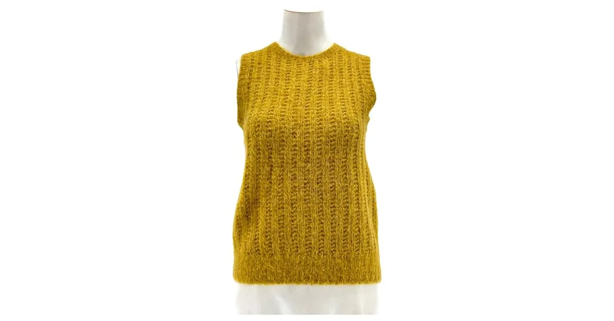 BONPOINT Camiseta de punto.Lana S Internacional Amarillo 