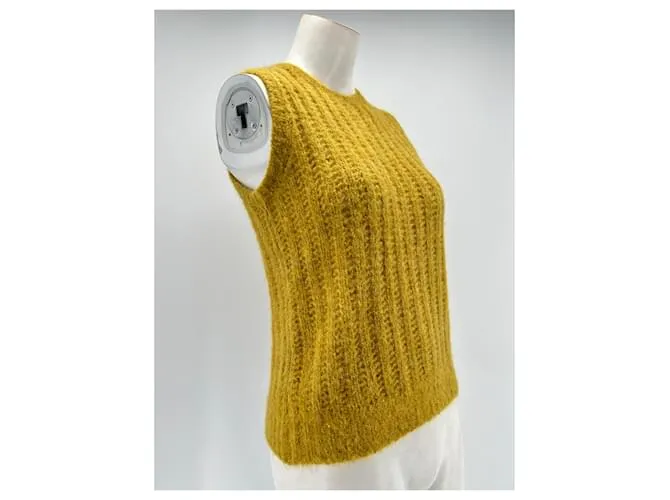 BONPOINT Camiseta de punto.Lana S Internacional Amarillo 