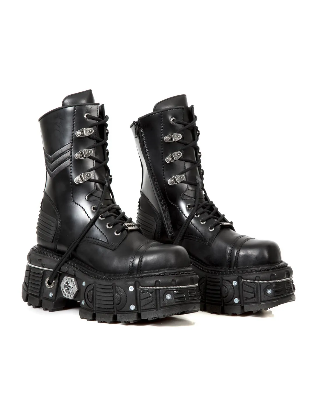 BOOT BLACK IMPERFECT  MTANK009C1