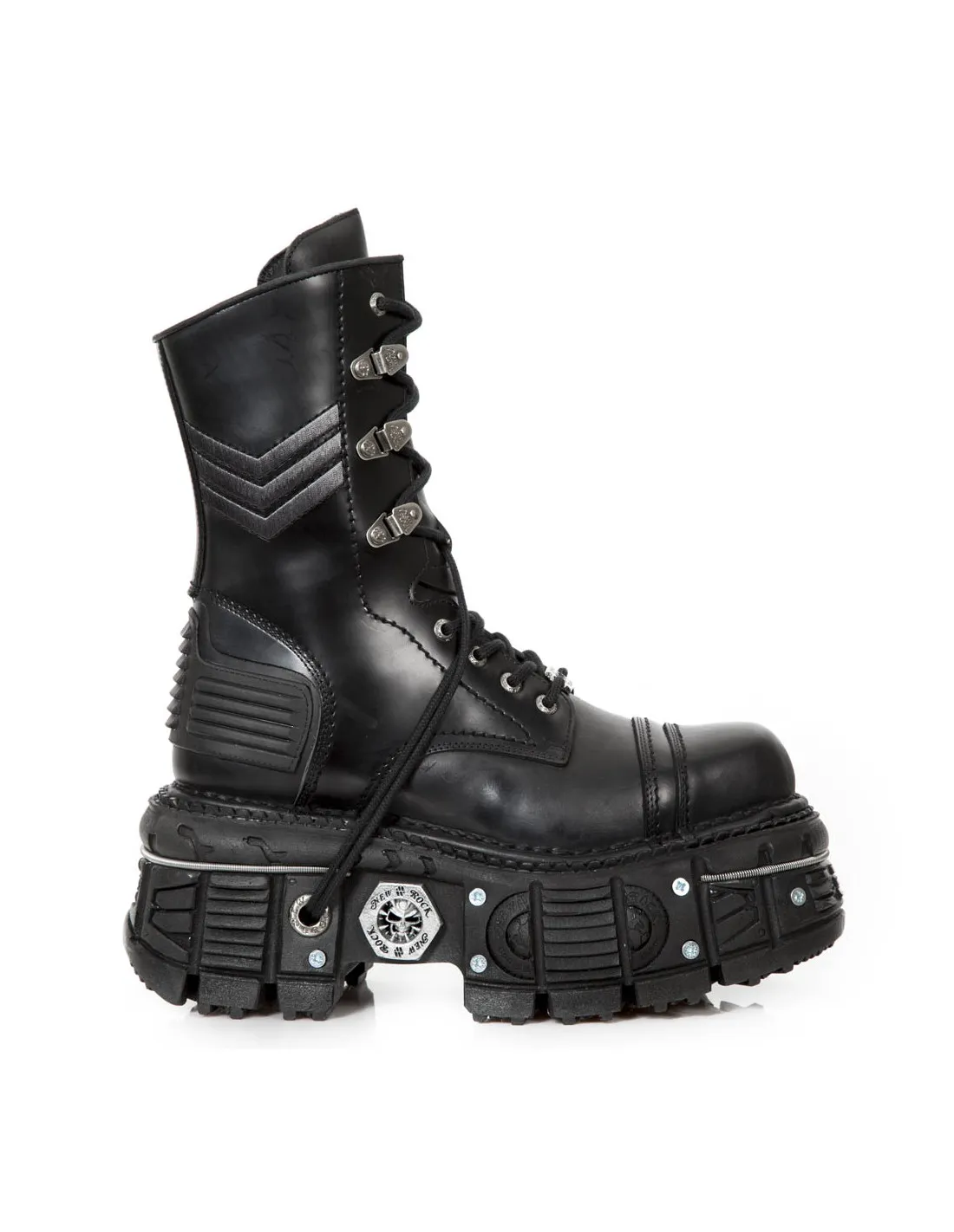 BOOT BLACK IMPERFECT  MTANK009C1