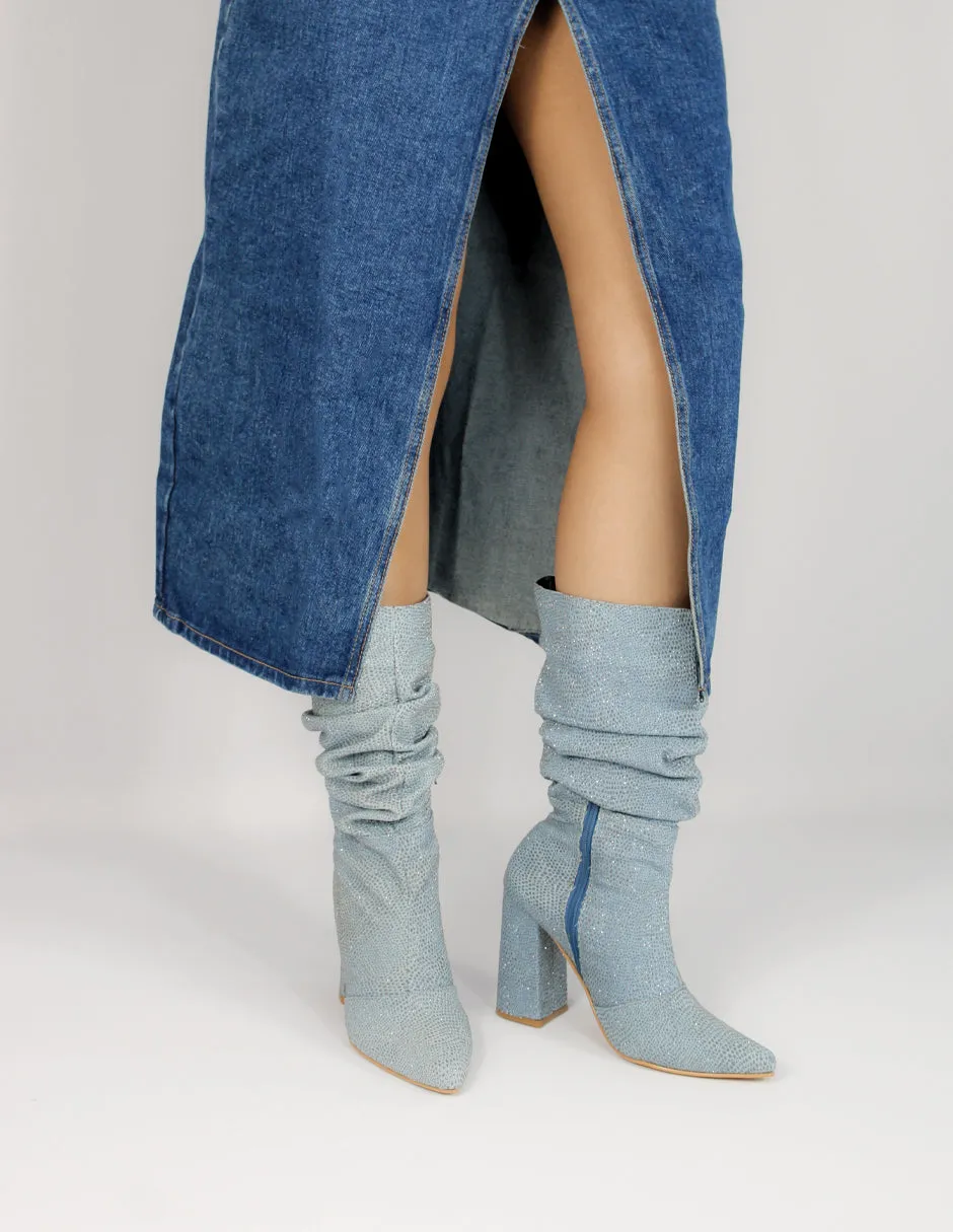 Botas casuales Exterior Textil Color Azul Para Mujer De RBCOLLECTION
