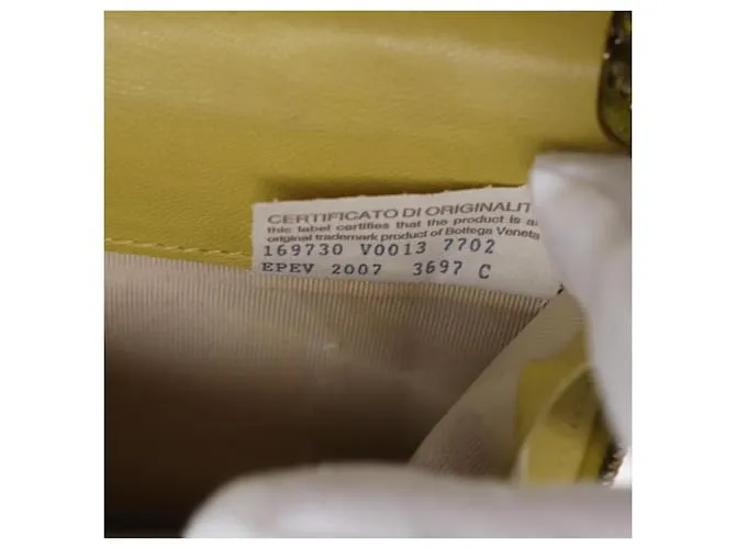 Bottega Veneta Intrecciato Amarillo 