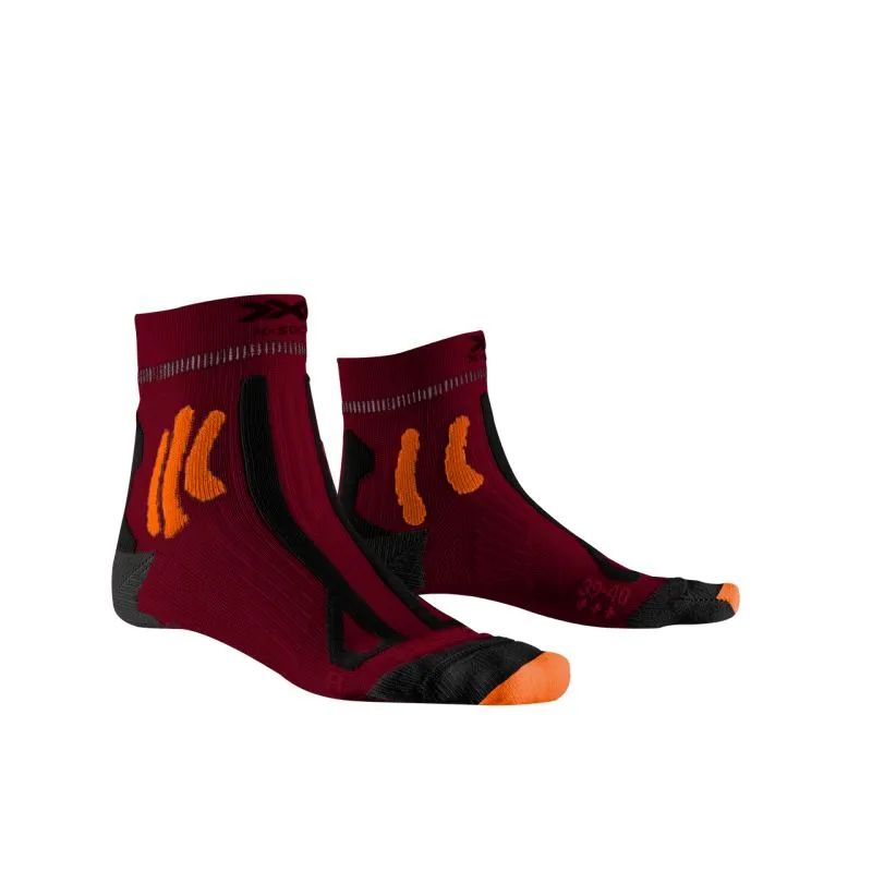 CALCETINES XSOCKS TRAIL RUN ENERGY 4.0 PARA HOMBRE (ROJO NAMIB/NARANJA TRICK)