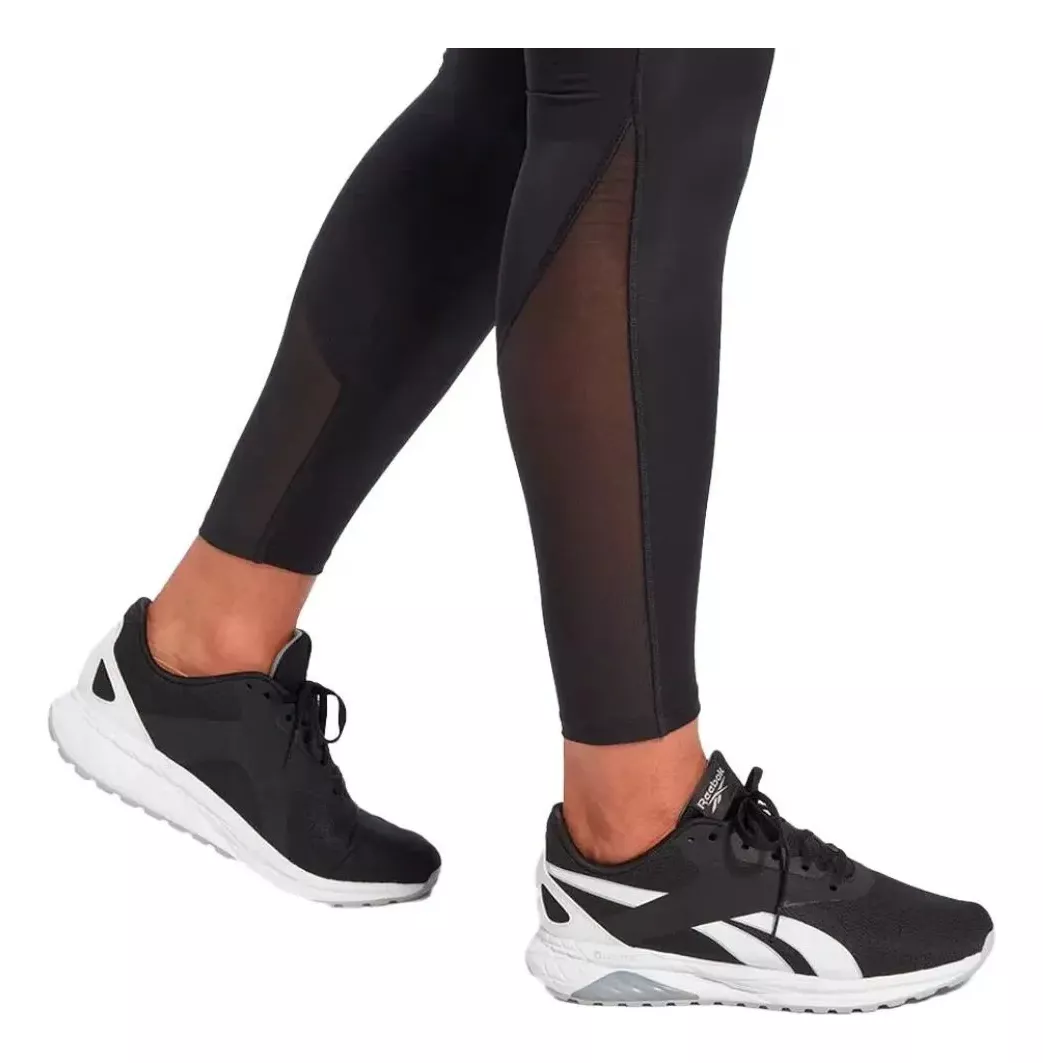 Calza Reebok Lux Perform Tight Tobillo Transparencia Mujer