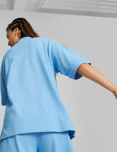 Camisa azul para mujer Classics de Puma