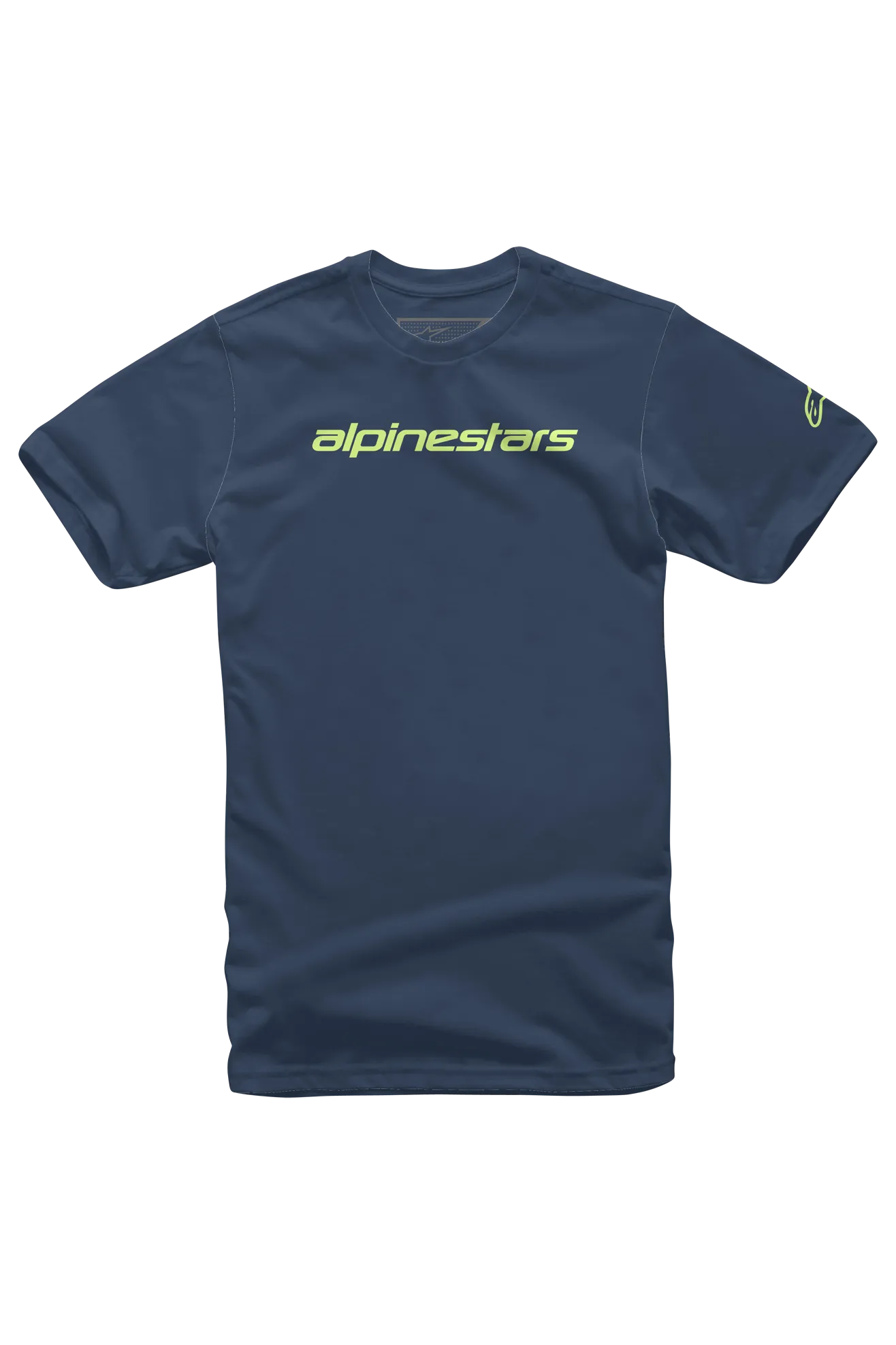 CAMISETA ALPINESTARS LINEAR WORDLMARK AZUL MARINOLIMA