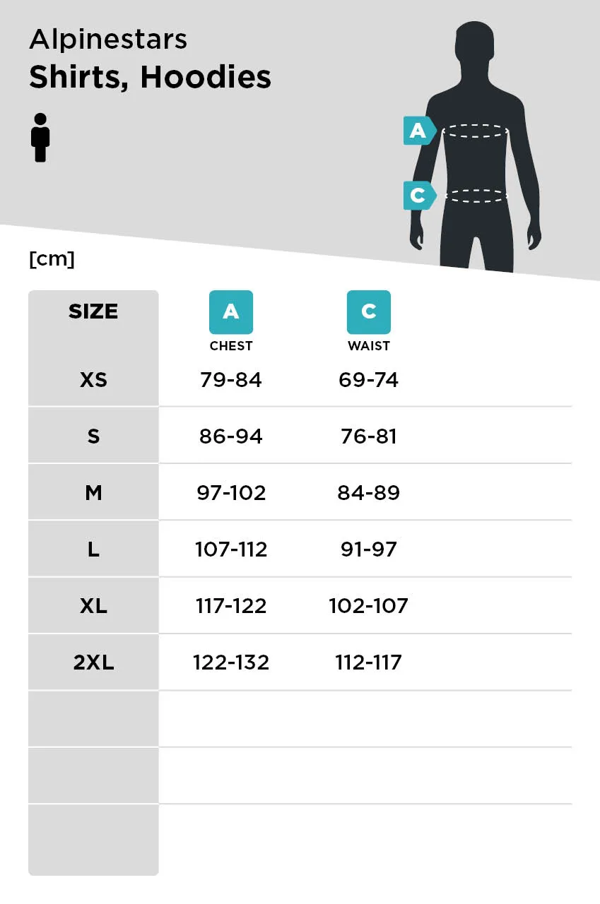 CAMISETA ALPINESTARS LINEAR WORDLMARK AZUL MARINOLIMA