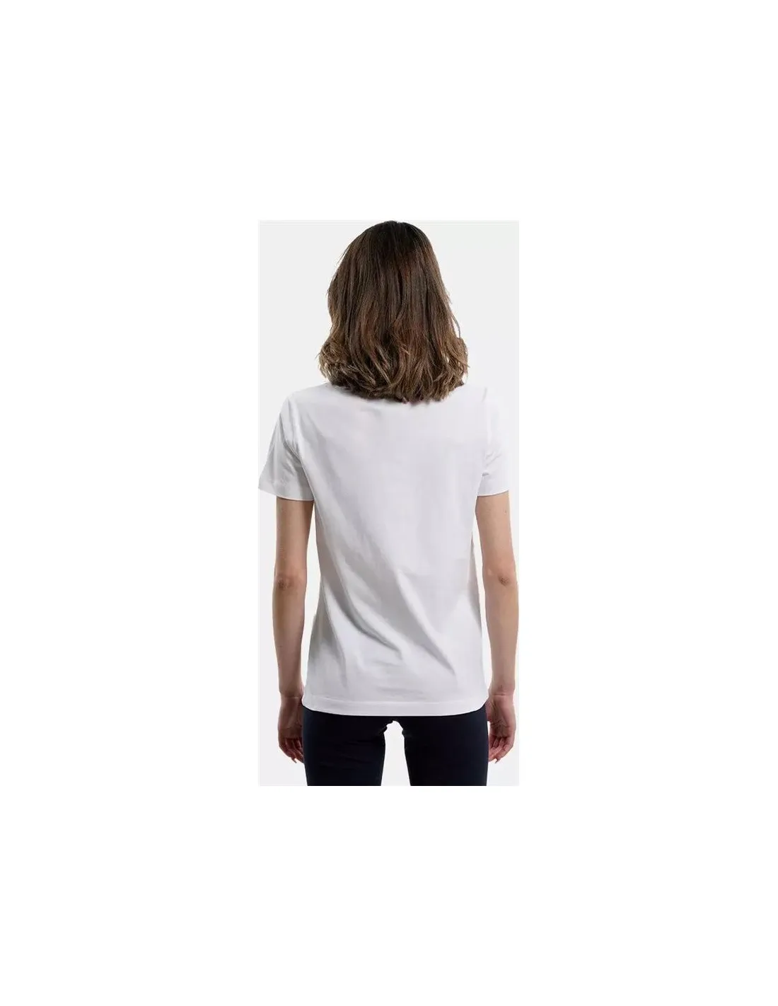 Camiseta Champion Crewneck Blanco Mujer